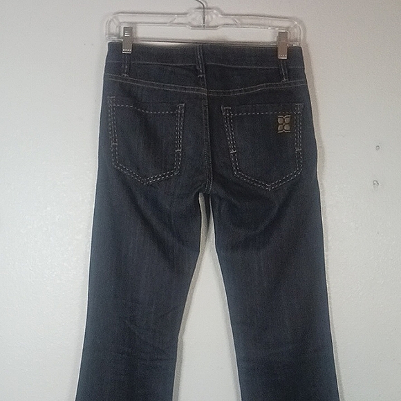 BCBG Maxazria Agnes Bootcut Denim in Lava charcoal gray size 26 - Picture 10 of 12